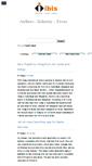 Mobile Screenshot of airlines.industry-focus.net