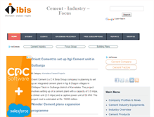 Tablet Screenshot of cement.industry-focus.net