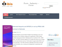 Tablet Screenshot of port.industry-focus.net
